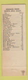 Matchbook Cover - Swanson's Monterey Cafe Santa Ana CA