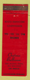 Matchbook Cover - Chateau Ballroom Los Angeles CA WORN