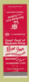 Matchbook Cover - The Rose Inn and Lodge Crossett AR