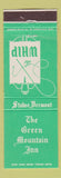 Matchbook Cover - Green Mountain Inn Stowe VT