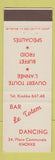 Matchbook Cover - Le Totem Bar Dancing Knokee Belgium