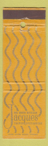 Matchbook Cover - Jacques French Restaurant Chicago IL