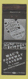 Matchbook Cover - Mac's Parkway Tavern Denver?
