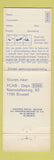 Matchbook Cover - Datsun Belgium Brussels
