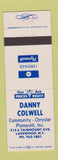 Matchbook Cover - Danny Colwell Chrysler Plymouth Lakewood NY