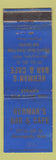 Matchbook Cover - Herman's Bar Cafe Minneapolis MN WORN
