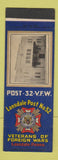 Matchbook Cover - VFW Lansdale PA Post 32 SAMPLE