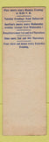 Matchbook Cover - VFW Lansdale PA Post 32 SAMPLE