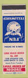 Matchbook Cover - Moose Lodge Long Beach CA