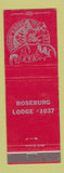 Matchbook Cover - Moose Lodge Roseburg