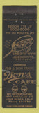 Matchbook Cover - Don's Cafe Long Beach CA WEAR