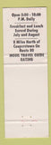 Matchbook Cover - The Red Sleigh Restaurant Cooperstown NY WEAR