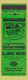 Matchbook Cover - Illinois Motel Corinth MS