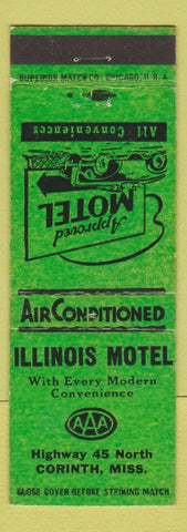 Matchbook Cover - Illinois Motel Corinth MS
