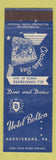 Matchbook Cover - Hotel Bolton Harrisburg PA