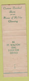 Matchbook Cover - Florida Laundry Cleaners Pensacola FL