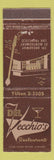 Matchbook Cover - Del Vecchio's Restaurant San Francisco CA