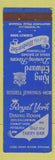 Matchbook Cover - Royal York Dining Room King Edward Pittsburgh PA