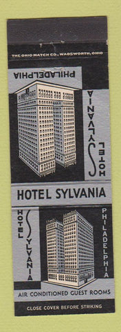 Matchbook Cover - Hotel Sylvania Philadelphia PA