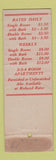 Matchbook Cover - Hotel Tracy Philadelphia PA WEAR