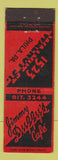 Matchbook Cover - Jimmy Duffy's Cafe Philadelphia PA