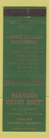 Matchbook Cover - Harrison Motor Court Harrison AR