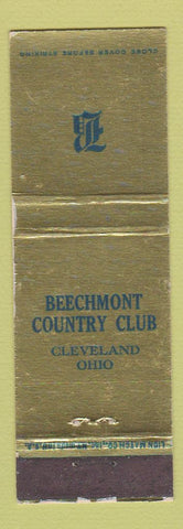 Matchbook Cover - Beechmont Country Club Cleveland OH WEAR