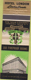 Matchbook Cover - Hotel London ON