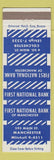 Matchbook Cover - First National Bank Manchester NH