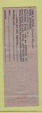 Matchbook Cover - Fetter Hotels Atlantic City NJ WEAR