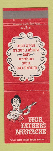 Matchbook Cover - Your Father's Mustache