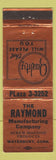 Matchbook Cover - Raymond Manufacturing Screw Machine Products Waterbury CT