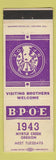 Matchbook Cover - Elks Lodge Myrtle Creek OR WEAR