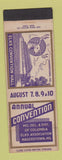 Matchbook Cover - Elks Convention Hagerstown MD SAMPLE