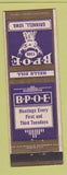 Matchbook Cover - Elks Lodge Grinnell IA