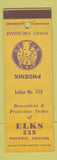 Matchbook Cover - Elks Lodge Phoenix AZ