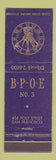 Matchbook Cover - Elks Lodge San Francisco CA