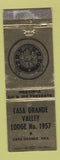 Matchbook Cover - Elks Lodge Casa Grande AZ WEAR