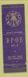 Matchbook Cover - Elks Lodge San Francisco CA