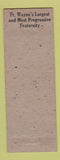 Matchbook Cover - Moose Lodge Fort Wayne IN