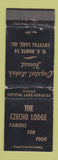 Matchbook Cover - Czecho Lodge Crystal Lake IL WORN