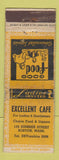 Matchbook Cover - Excellent Cafe Boston MA WEAR