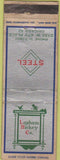 Matchbook Cover - Lapham Hickey Co Steel Chicago IL