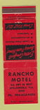 Matchbook Cover - Rancho Motel Apalachicola FL