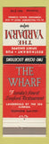 Matchbook Cover - Yardarm Restaurant Wharf Pompano Beach Fort Lauderdale FL