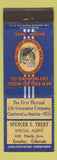 Matchbook Cover - New England Mutual Insurance Spencer Trent Greeley Colorado