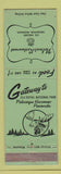 Matchbook Cover - Nelson's Restaurant Houghton MI