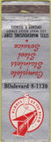 Matchbook Cover - Waverly Steel Warehouse Chicago IL