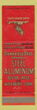 Matchbook Cover - Hawk Brand Steel Aluminum Boston MA Waterbury CT