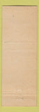 Matchbook Cover - Hill's TV Service Selma AL
